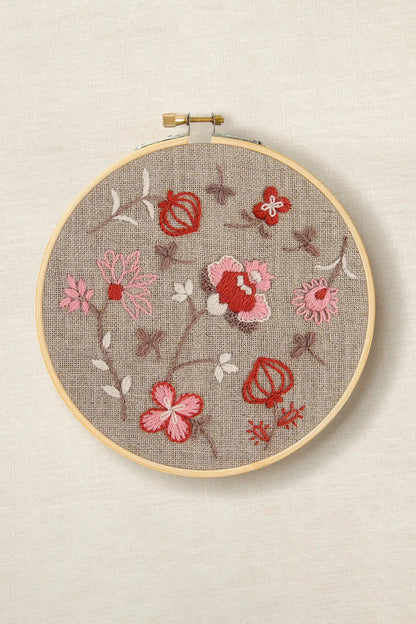 Indiennes Flowers Embroidery Kit
