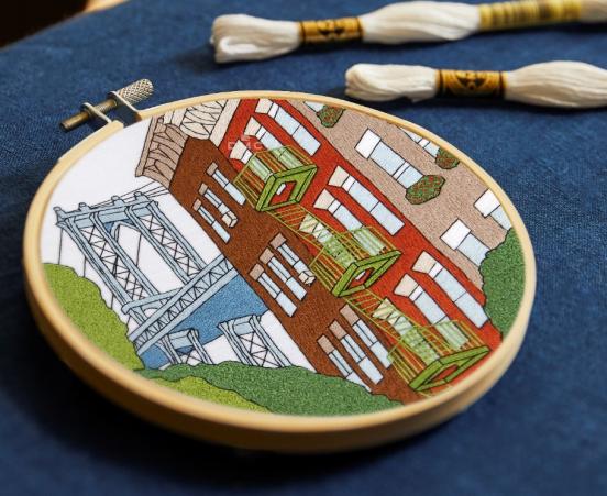 DMC Embroidery Kit - Canopy