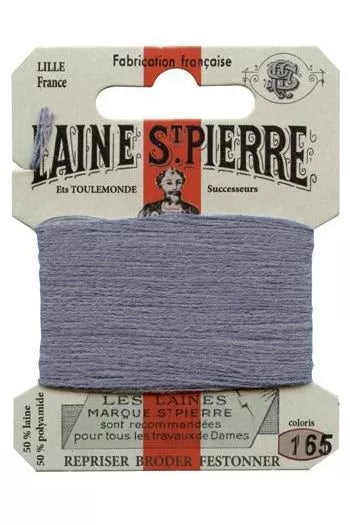 Laine Saint-Pierre embroidery thread shade 165 Steel