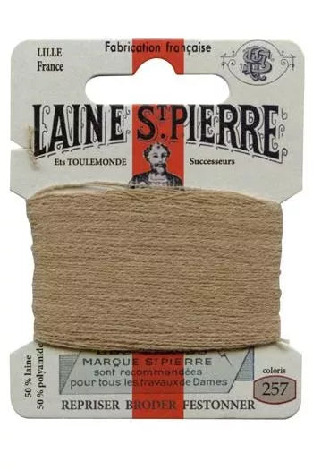 Laine Saint-Pierre embroidery thread shade 257 Light Beige