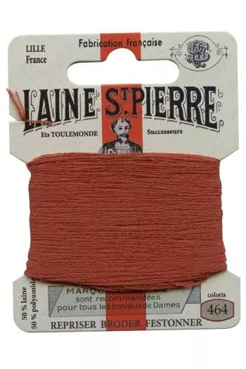 Laine Saint-Pierre embroidery thread shade 464 Rust