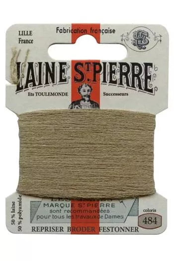 Laine Saint-Pierre embroidery thread shade 484 Reseda