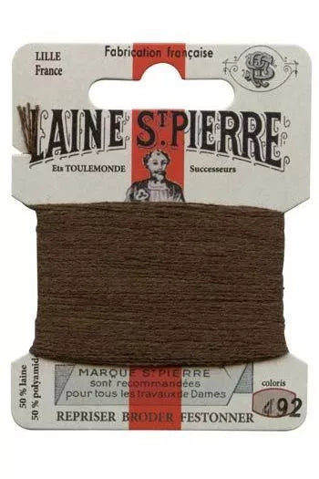 Laine Saint-Pierre embroidery thread shade 492 Brown