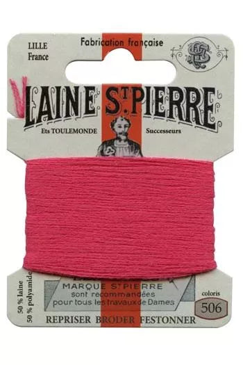 Laine Saint-Pierre embroidery thread shade 506 Cherry