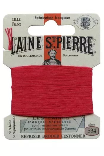 Laine Saint-Pierre embroidery thread shade 534 Vermilion