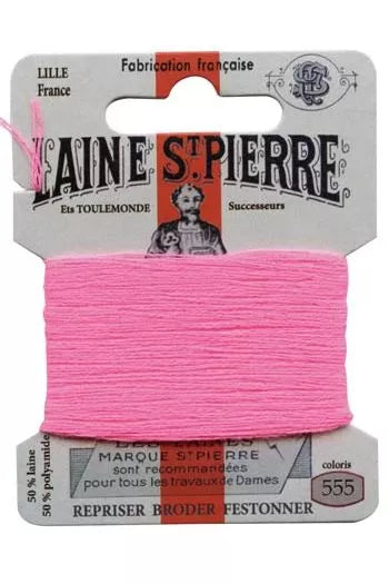 Laine Saint-Pierre embroidery thread shade 555 Oleander
