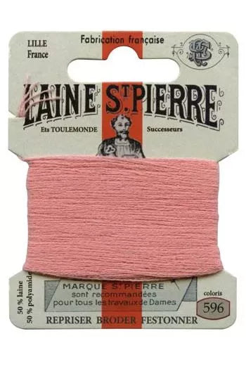 Laine Saint-Pierre embroidery thread shade 596 Dusky Pink