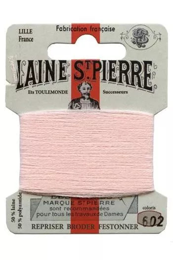 Laine Saint-Pierre embroidery thread shade 602 Baby Pink