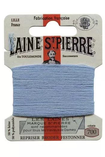 Laine Saint-Pierre embroidery thread shade 700 Nattier Blue