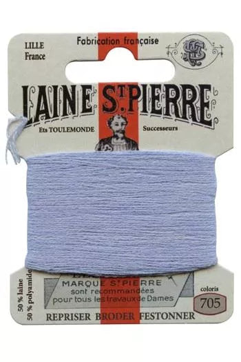 Laine Saint-Pierre embroidery thread shade 705 Gobelin Blue