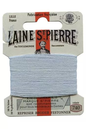 Laine Saint-Pierre embroidery thread shade 740 Azure