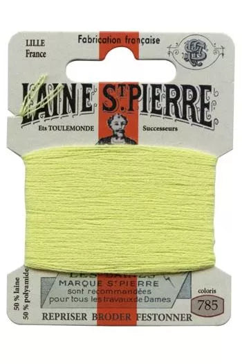 Laine Saint-Pierre embroidery thread shade 785 Lime