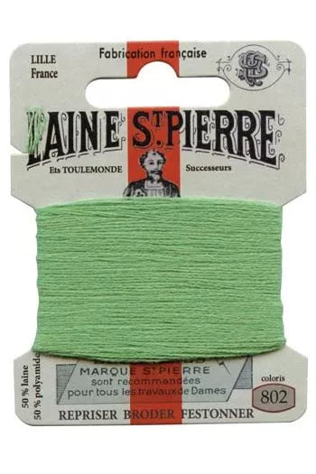 Laine Saint-Pierre embroidery thread shade 802 Pistachio