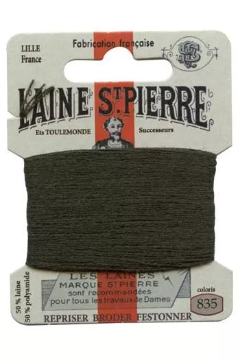 Laine Saint-Pierre embroidery thread shade 835 Bottle Green