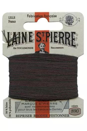 Laine Saint-Pierre embroidery thread shade 890 Dark Green