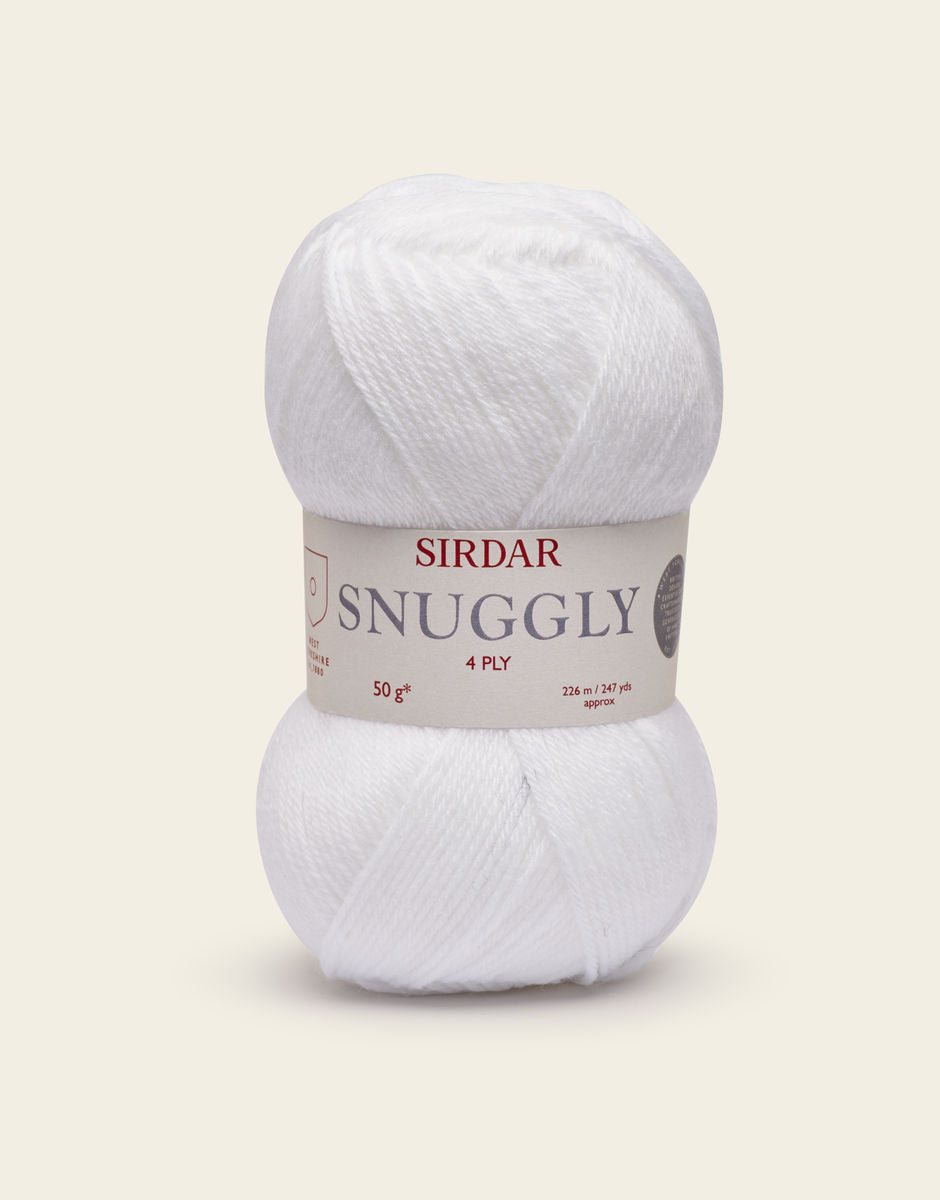 Sirdar yarn in white