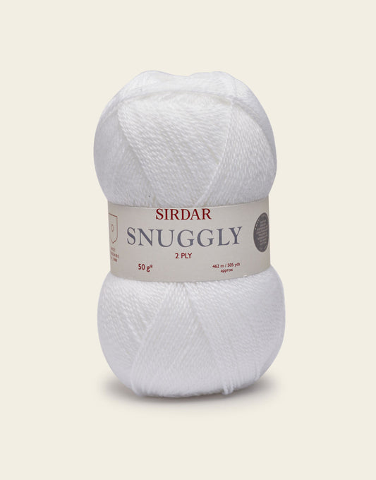 Sirdar Snuggly 2 Ply-White