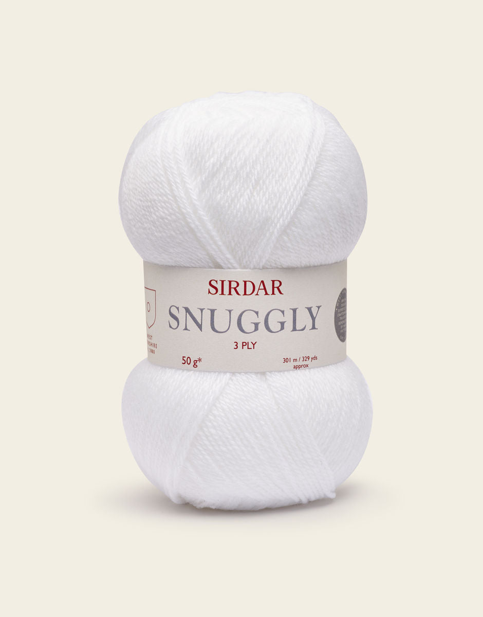 Sirdar yarn in white