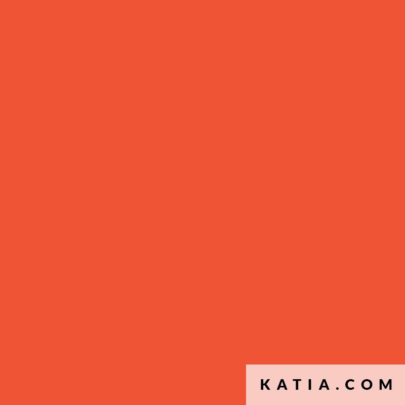 Katia Jersey Solid Colors - Tangerine (Half Metre)