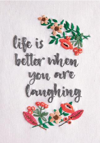 DMC Good Vibes Embroidery Kit