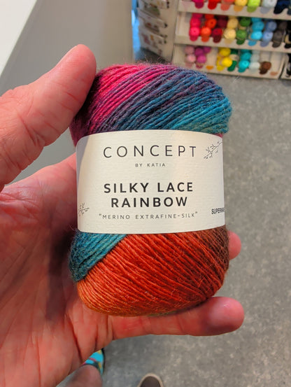 Katia Silky Lace Rainbow - 301