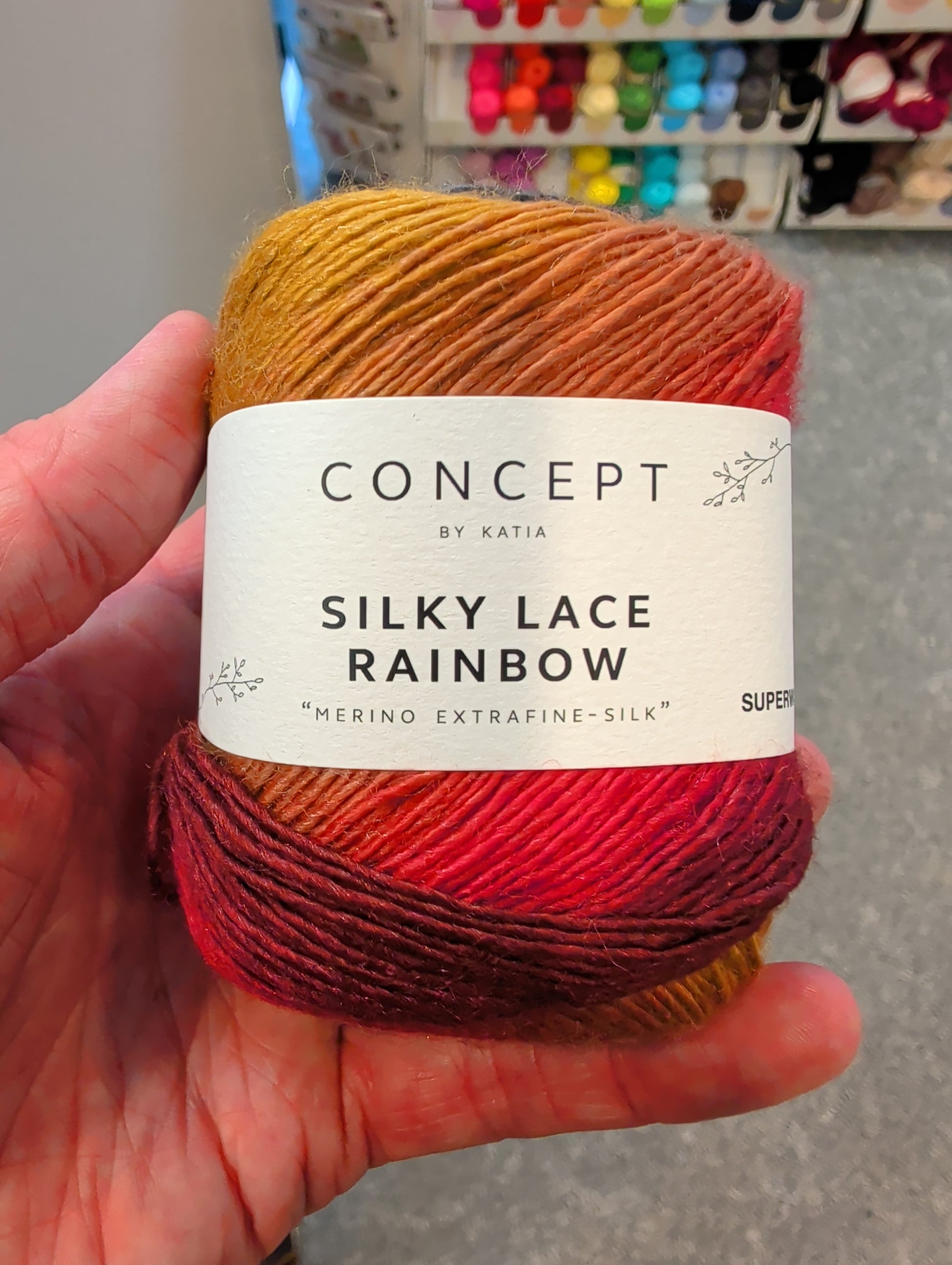 Katia Silky Lace Rainbow - 302