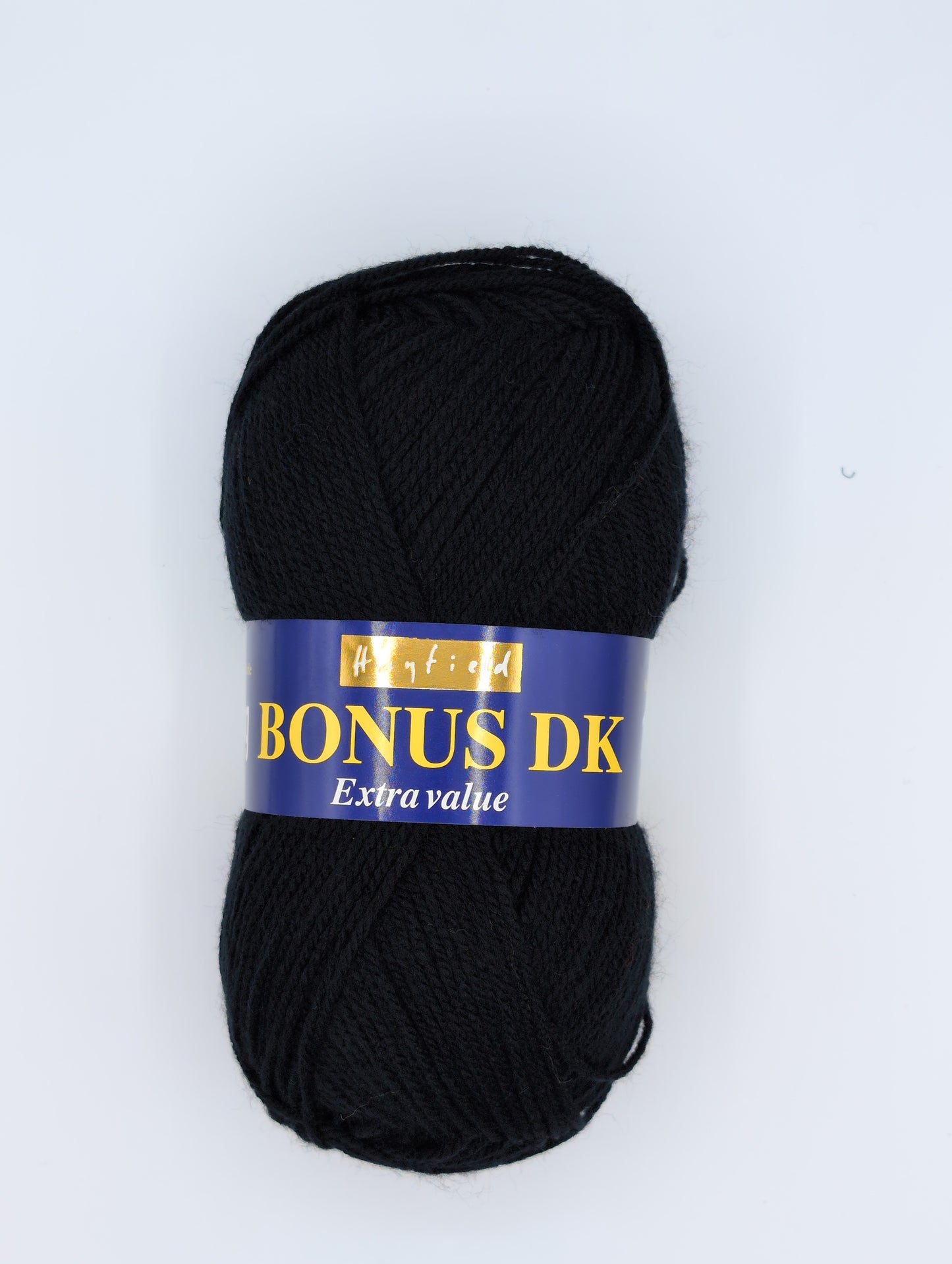Knitting yarn in black