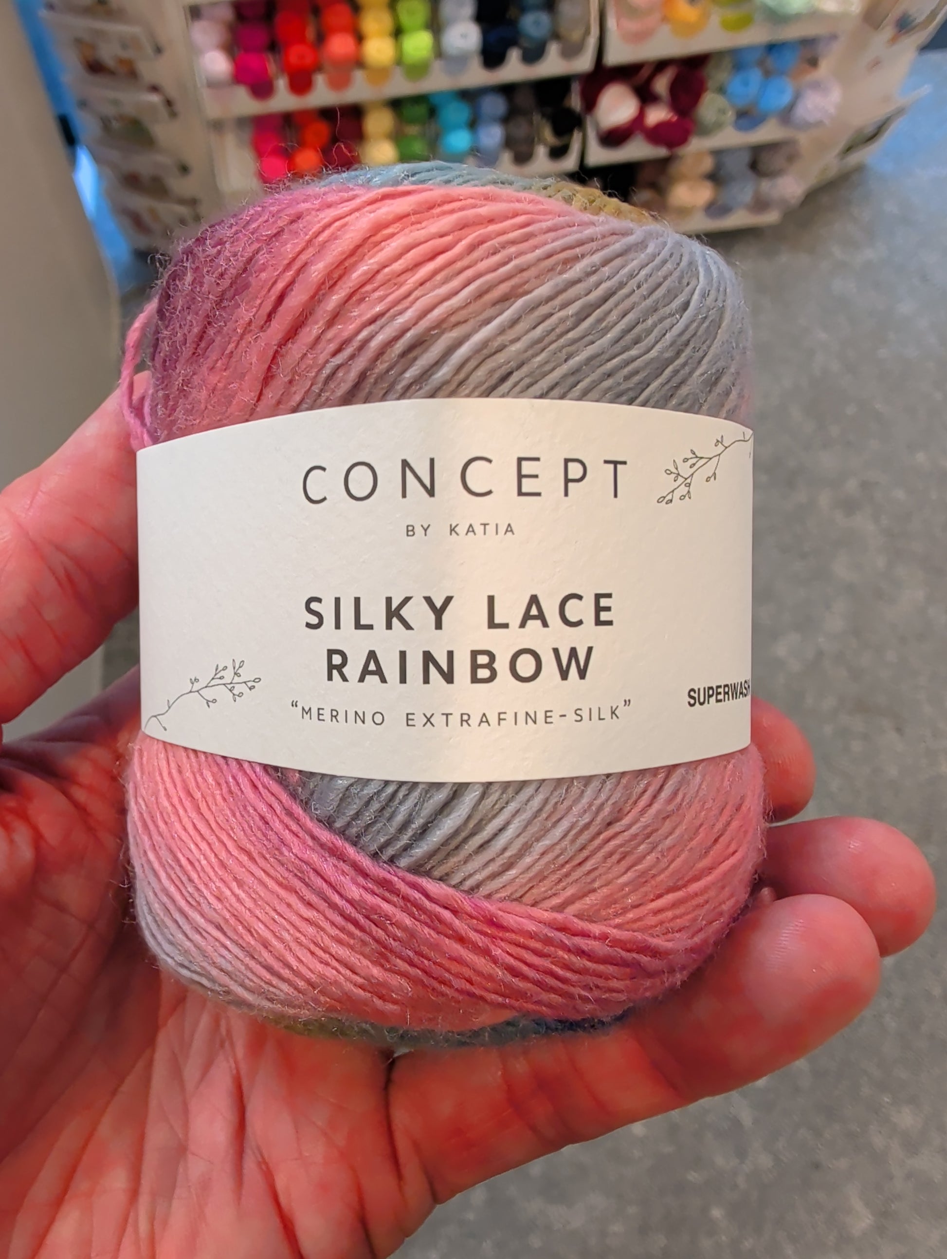 Katia Silky Lace Rainbow - 303