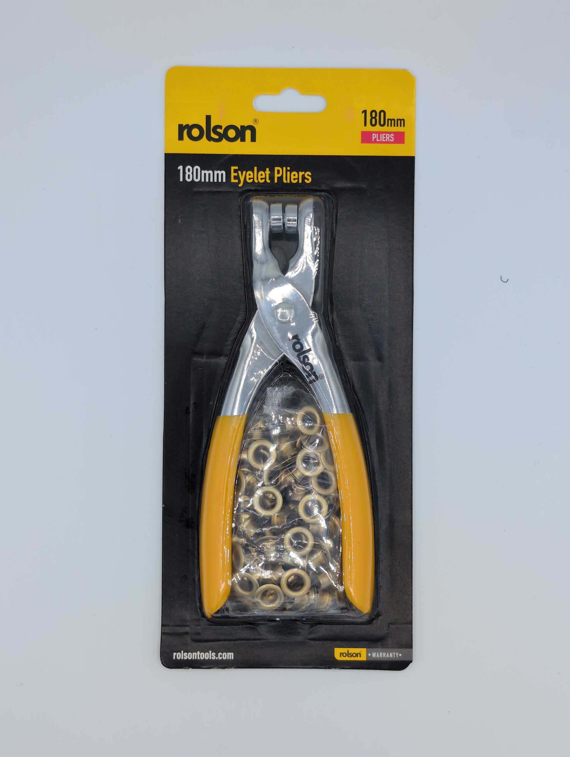 180mm Eyelet Pliers - close up detail