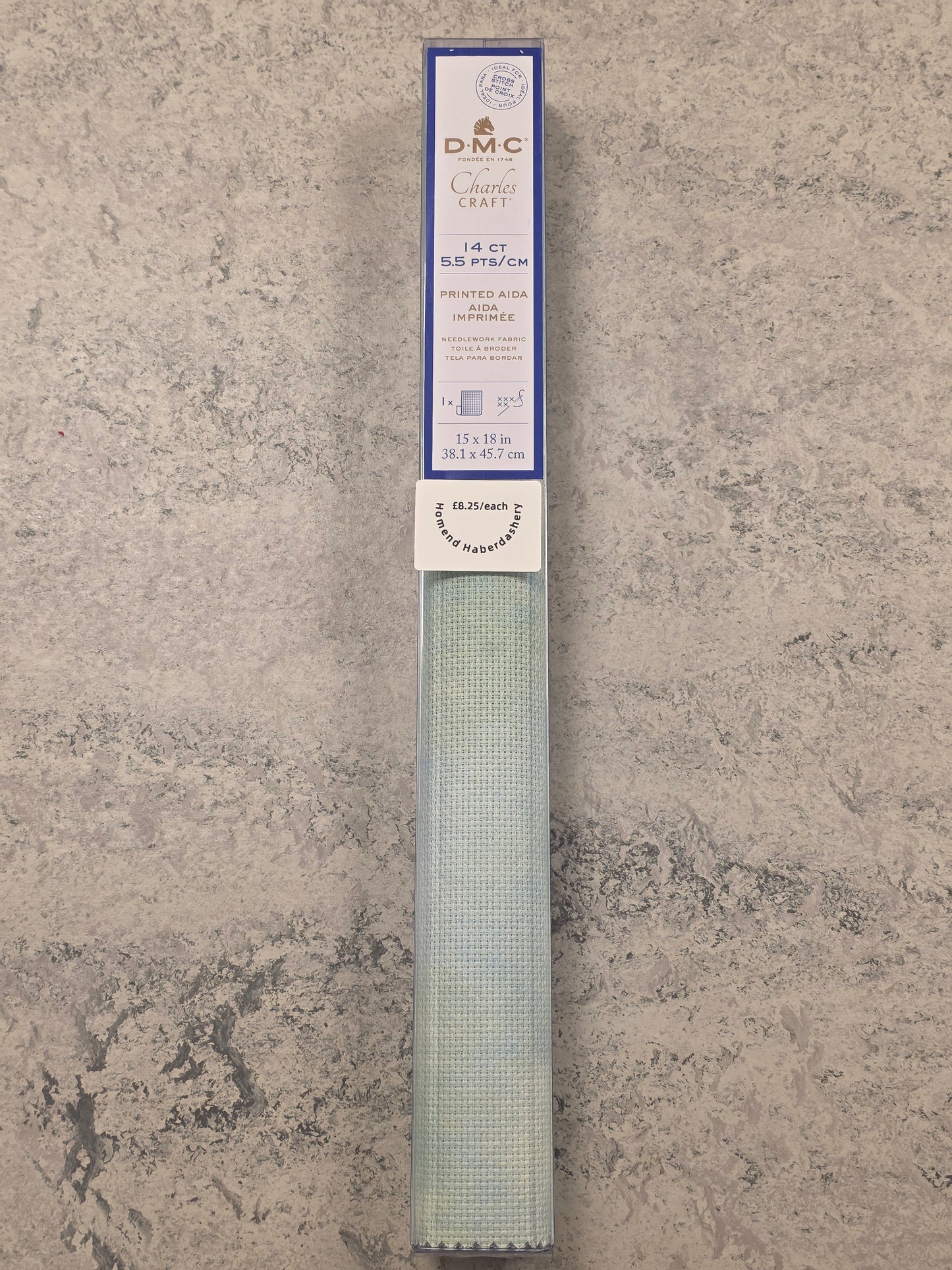 D.M.C Printed Aida 14ct. - 747