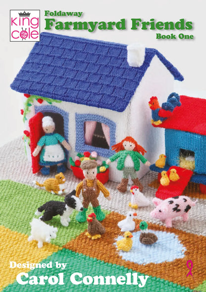 King Cole Foldaway Farmyard Friends - Book 1