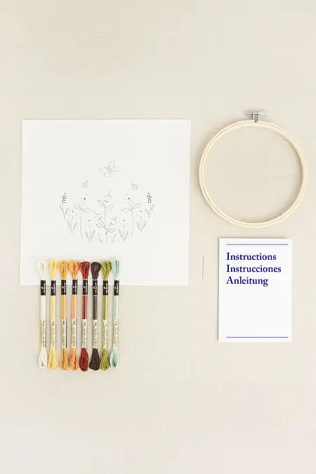 DMC Butterfly Garden by Aurora Menendez Intermediate Embroidery Kit