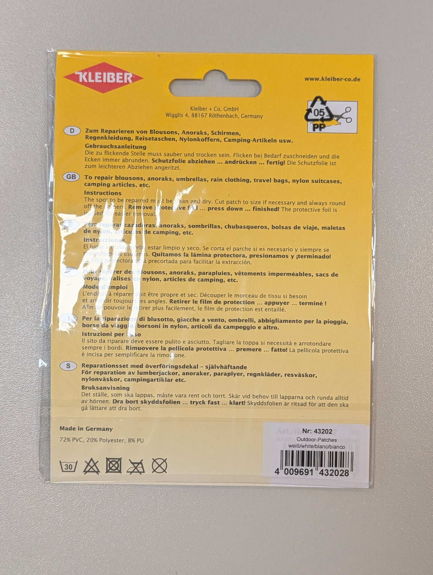 Outdoor Repair Patches