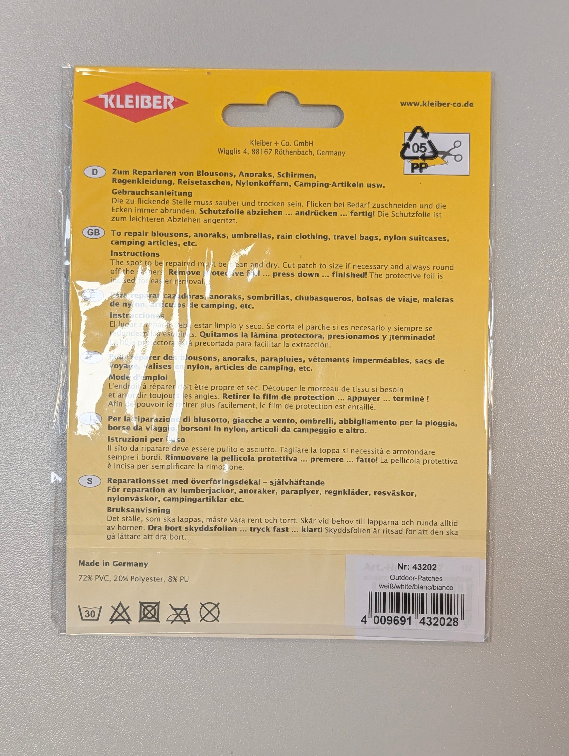 Outdoor Repair Patches