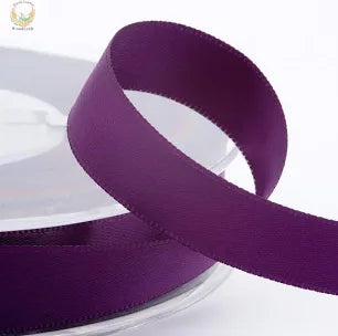 Aubergine satin ribbon 3750 3mm x 50m