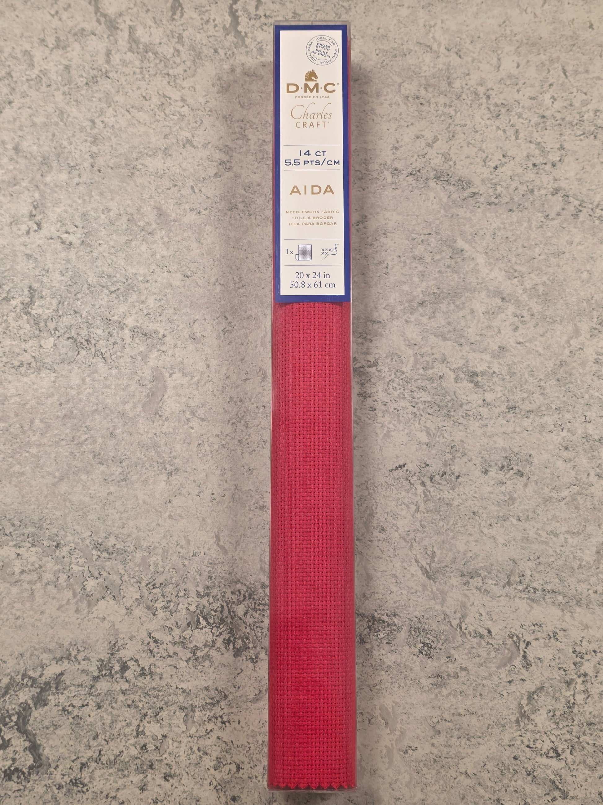 D.M.C Aida 14ct. - Red