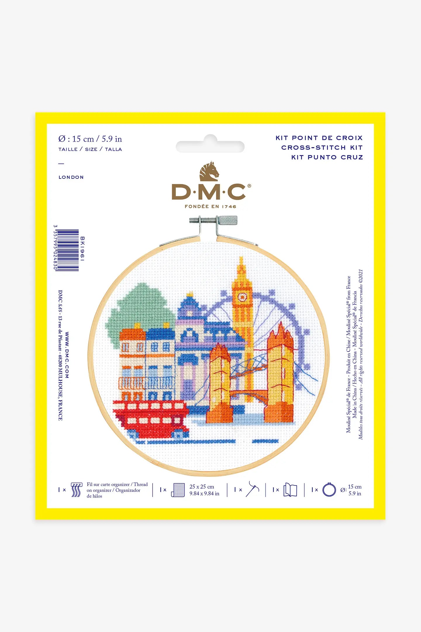 DMC London Cross stitch