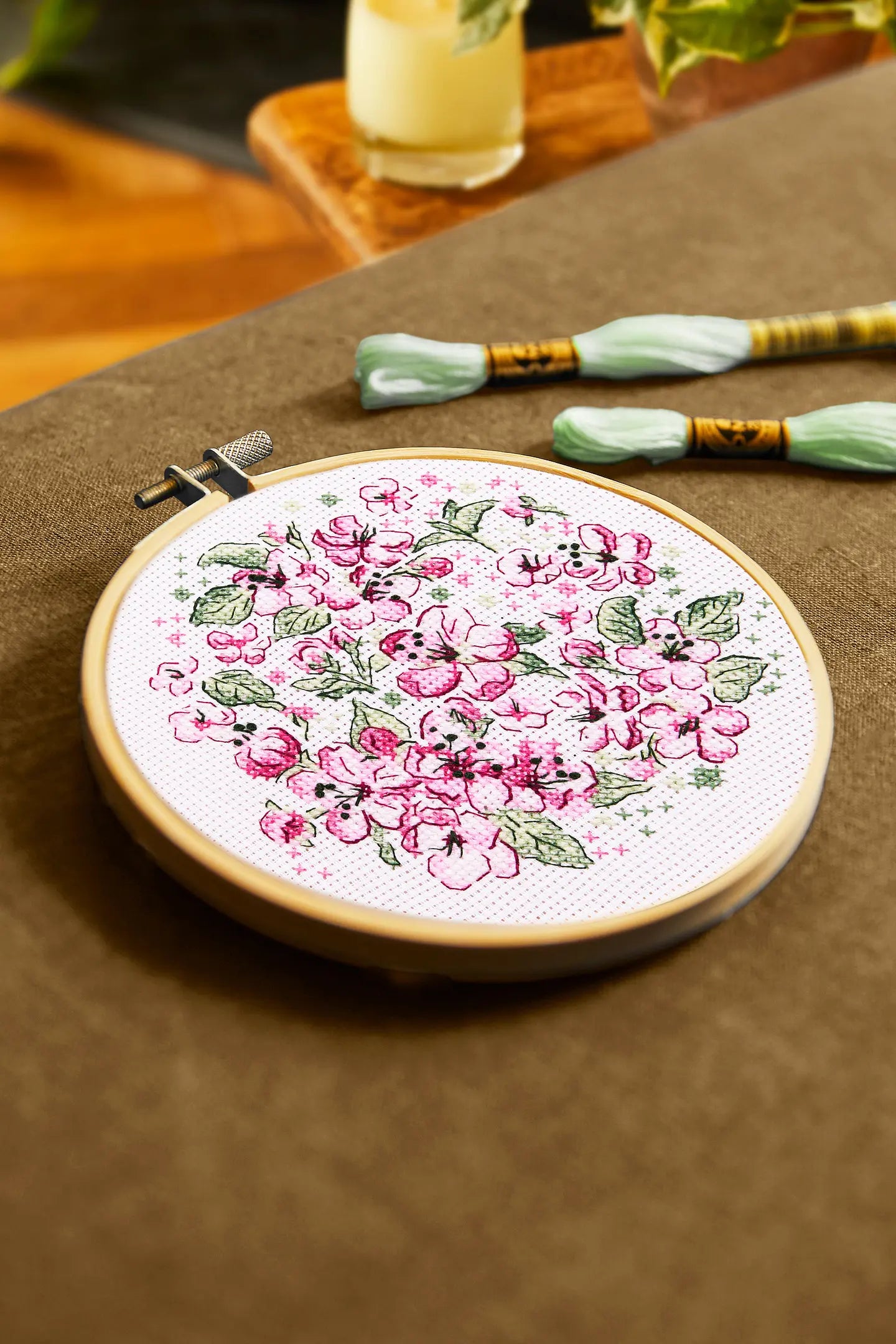 DMC Cross Stitch Kit - Cherry Blossom