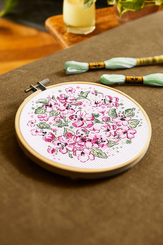 DMC Cross Stitch Kit - Cherry Blossom