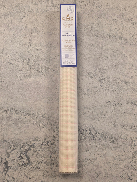 D.M.C Magic Guide Aida 14ct. - Ecru