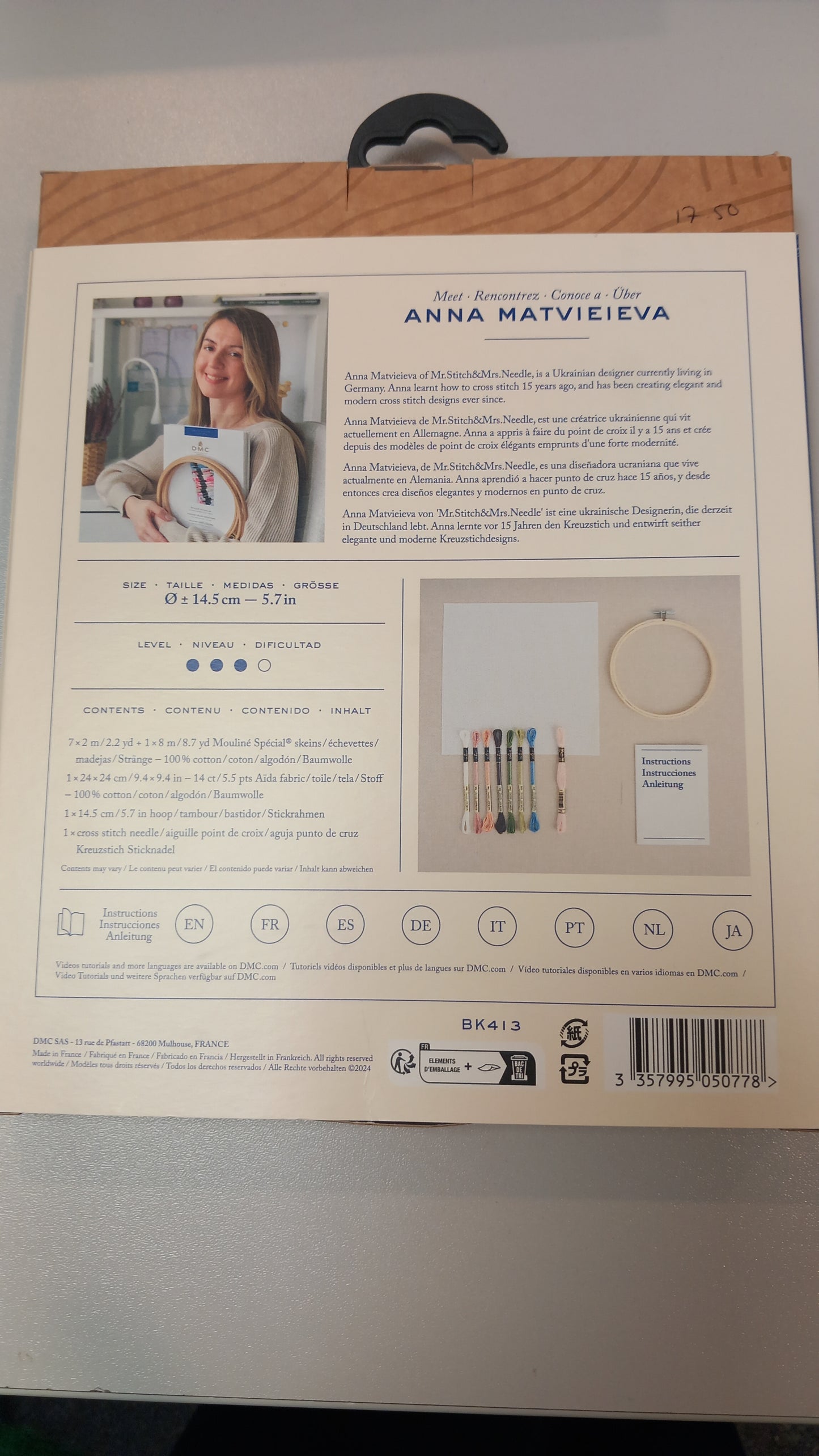 DMC Cross Stitch kit