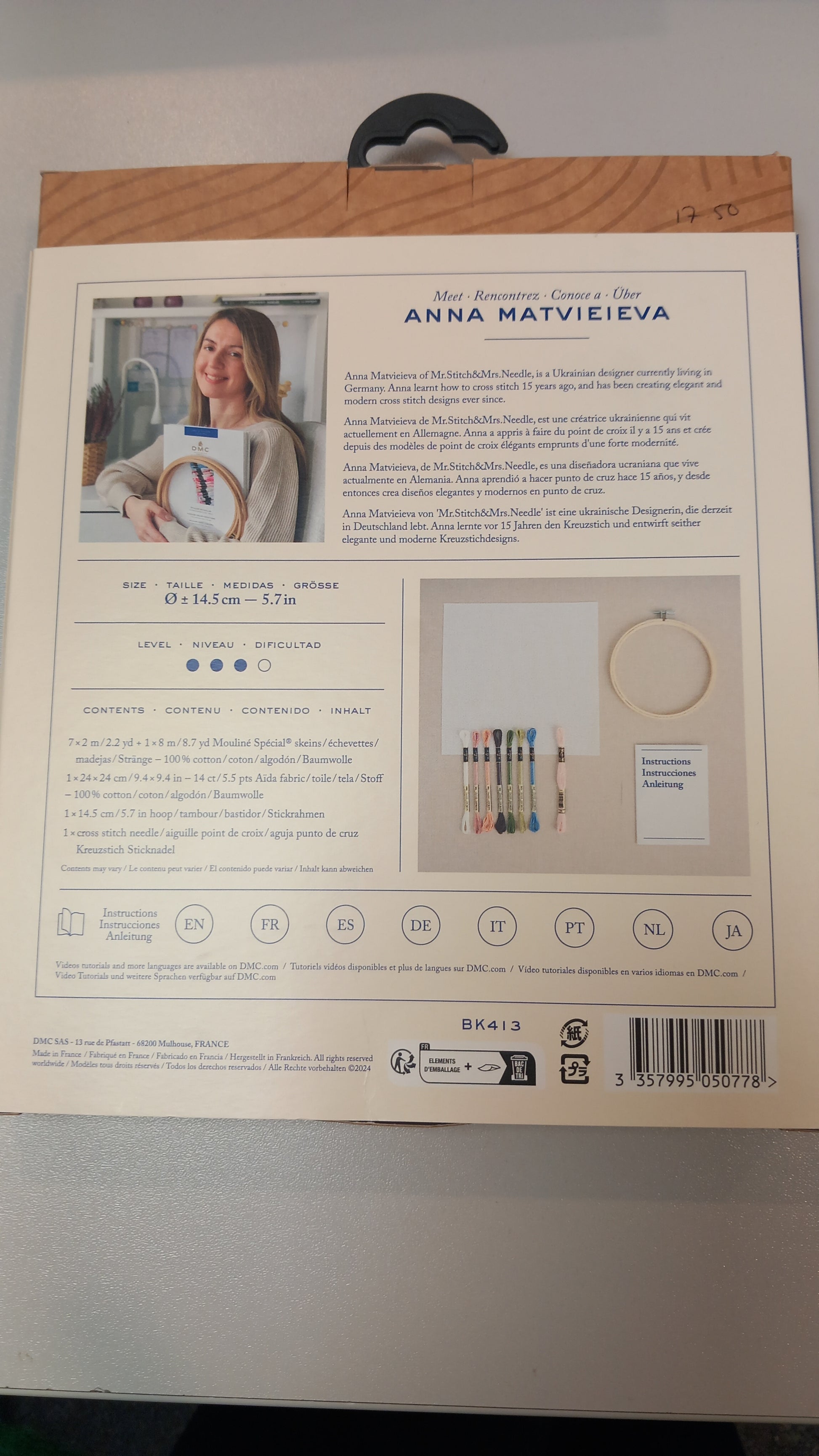 DMC Cross Stitch kit