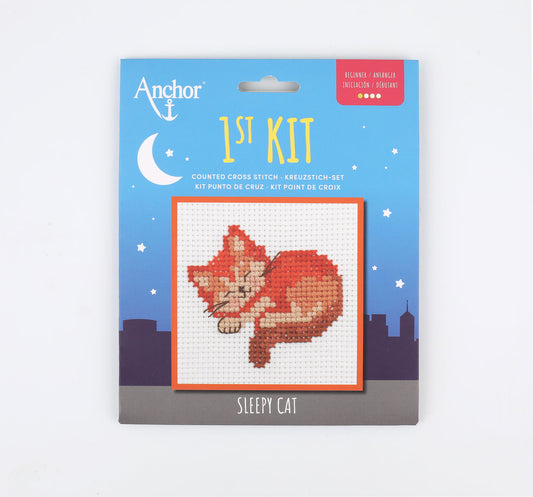 Anchor ANCHOR CROSS STITCH - SLEEPY CAT