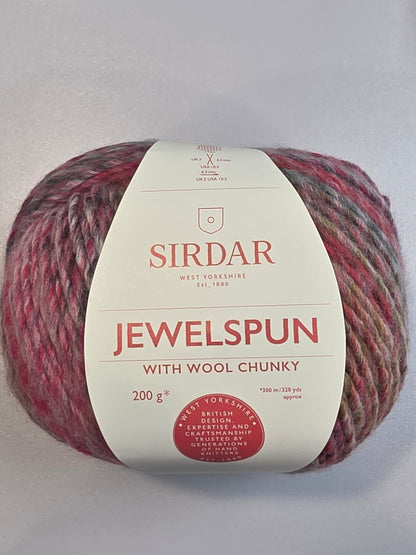 Sirdar yarn, wool blend - close up detail