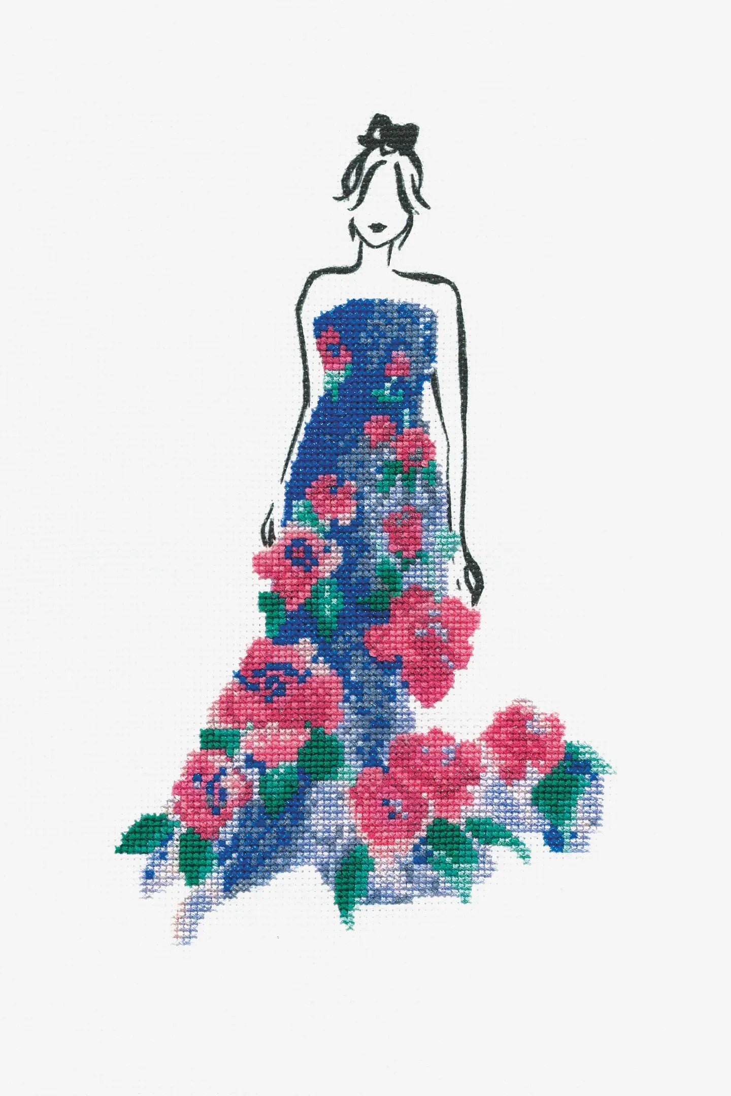 DMC Rose Ball Cross Stitch