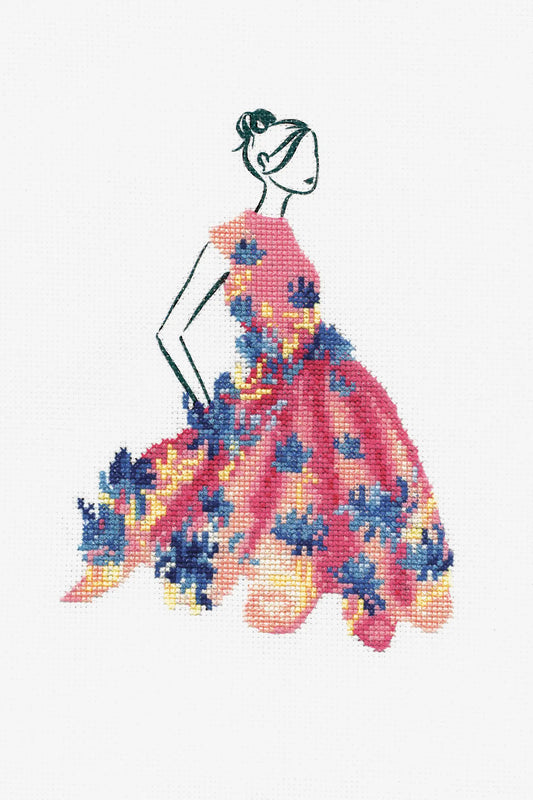 DMC Party Pink Cross Stitch