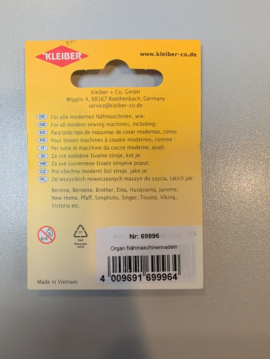Machine needles