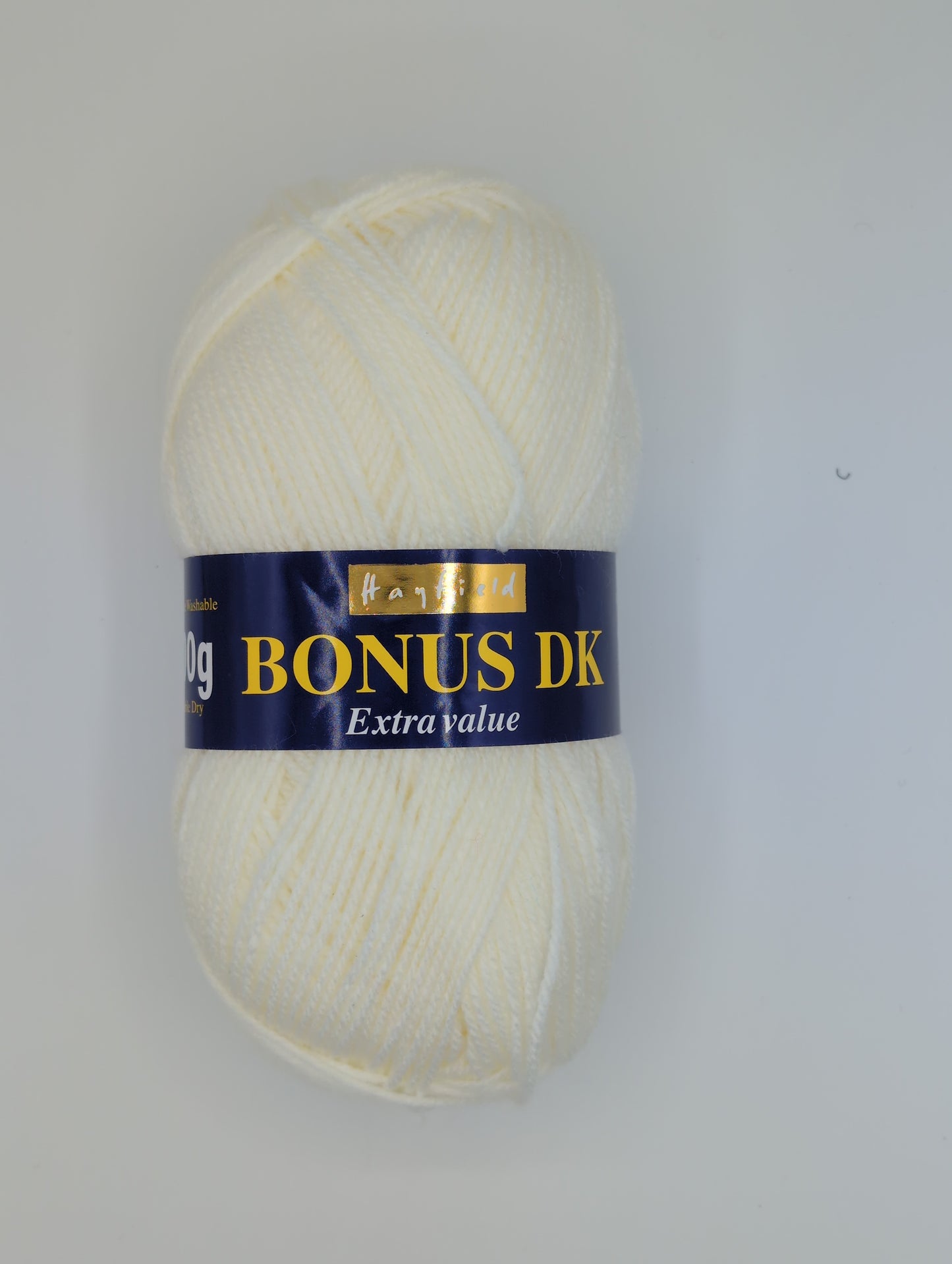 Knitting yarn in cream