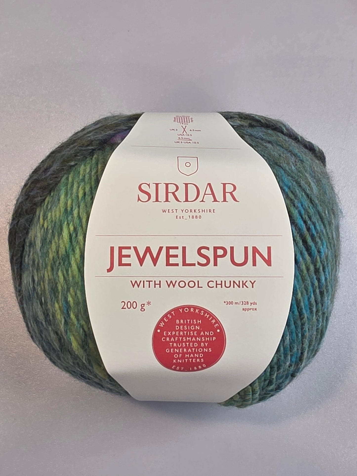 Sirdar yarn, wool blend - close up detail