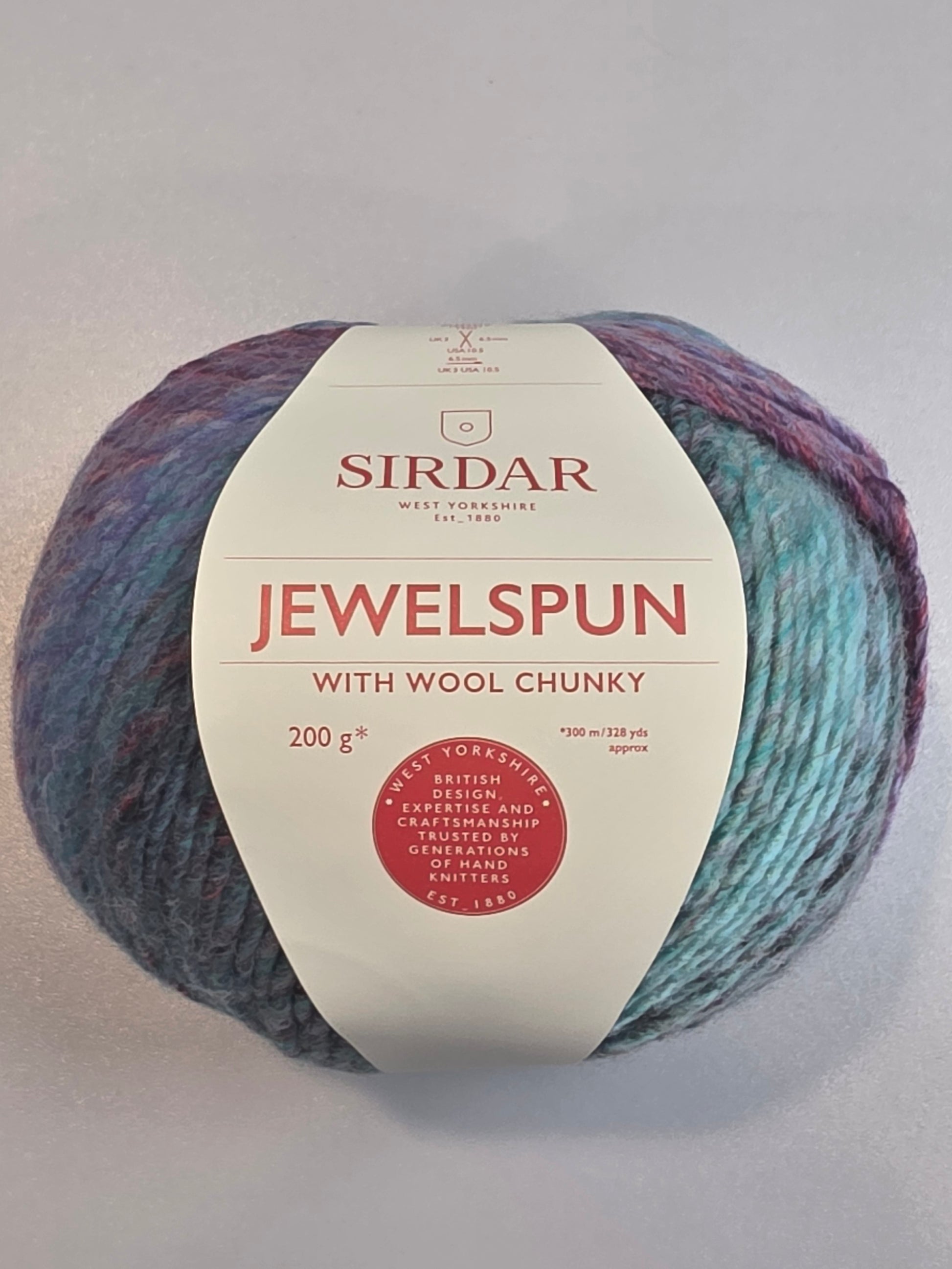 Sirdar yarn, wool blend - close up detail